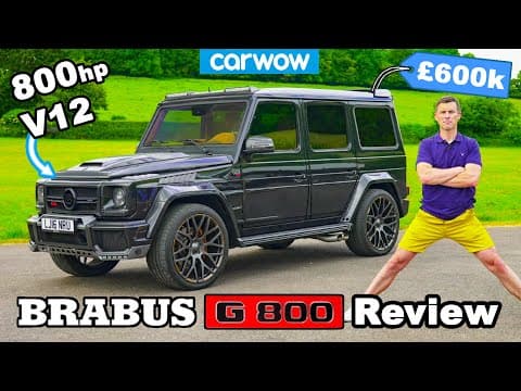 The Brabus G800, a tuned V12 G-Class