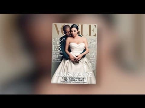 Kim Kardashian & Kanye West Make April Cover of Vogue