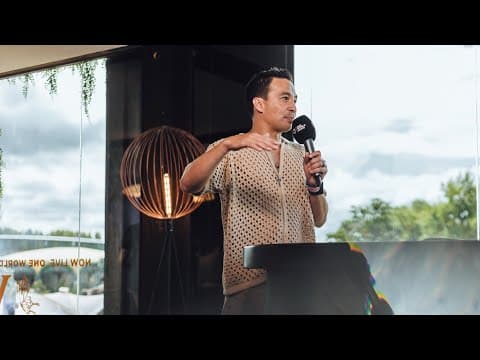 Laidback Luke at the One World Radio studio I Tomorrowland Belgium 2023