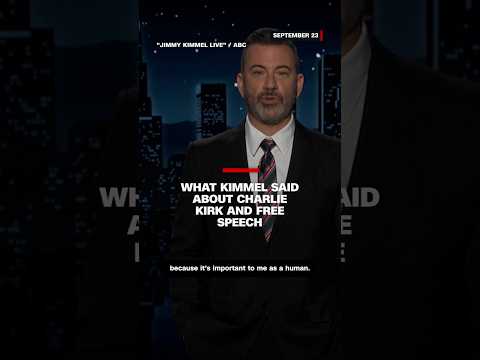Kimmel returns to air and addresses his remarks