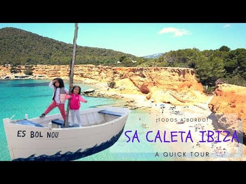 Secret Beach in Ibiza - Sa Caleta Quick Tour with Family | EUkids Channel