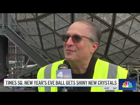 Times Square ball gets shiny new crystals