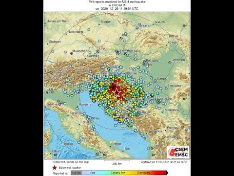 The 2020 Petrinja earthquake