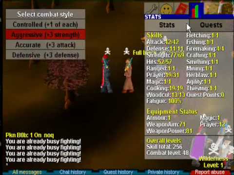 RuneScape Classic player killing, 2003