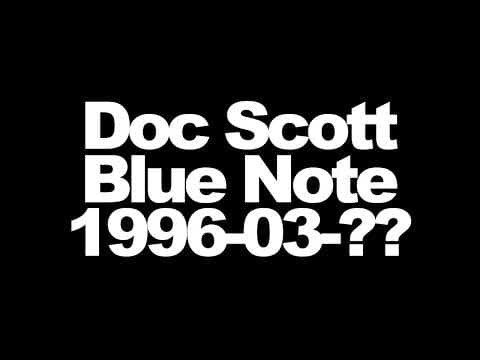 Doc Scott - Metalheadz at Blue Note - 1996-03-??
