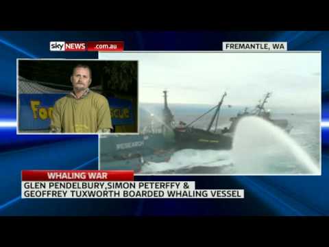 Anti-whaling activist defends boarding Japanese vessel
