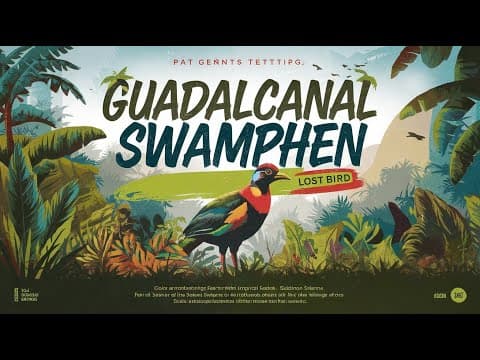 The Guadalcanal Swamphen Lost Bird of the Solomon Islands