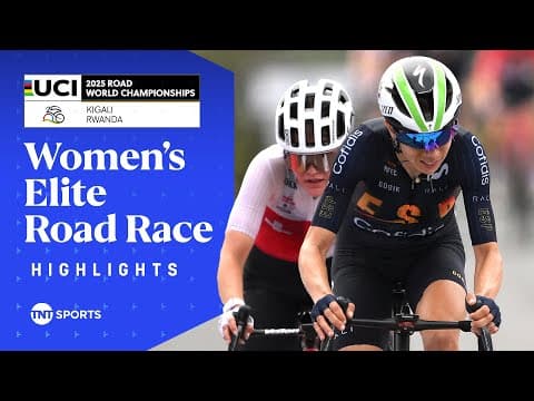 DRAMATIC FINISH! đ | Womenâs Elite Road Race Highlights | 2025 UCI Road Cycling World Championships