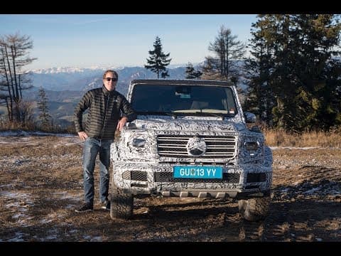 First ride in the new 2018 G-Class on the Schoeckl