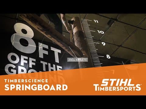 The Science Behind the Springboard | STIHL TIMBERSPORTS®