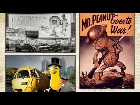 Mr. Peanut over Times Square