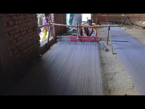 Carpet weaving in Bhadohi, Uttar Pradesh | Traditional handicrafts at work