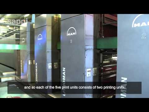 How a web offset press works