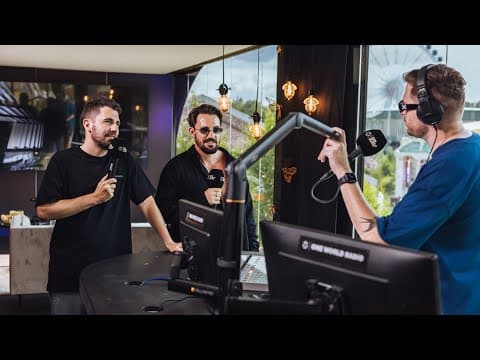 Dimitri Vegas & Like Mike at the One World Radio studio | Tomorrowland Belgium 2024