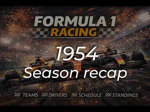 1954 F1 Recap: Fangio Joins Mercedes, W196 Debut Domination & Title Clinched in Switzerland (1-Min)