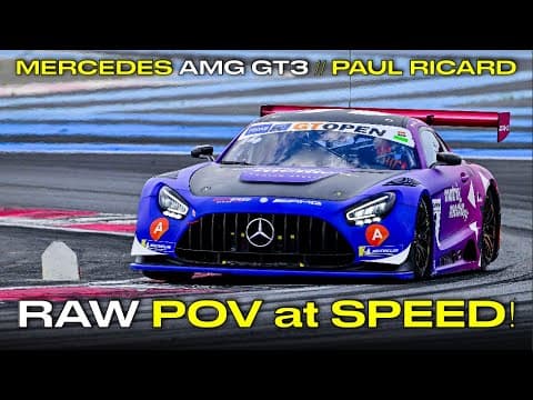 RAW 4K POV in the MERCEDES-AMG GT3 at Circuit Paul Ricard | Onboard