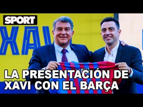 ASÍ FUE la PRESENTACIÓN de XAVI HERNÁNDEZ con el FC BARCELONA 🤩