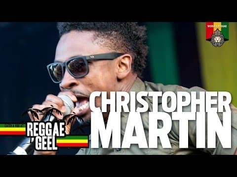 Christopher Martin live at Reggae Geel 2015