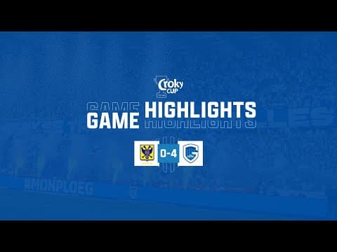 Croky Cup 1/4 finale: STVV - KRC Genk 0-4