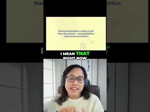 Venezuelan Voices: Telling Our Stories Beyond the Headlines