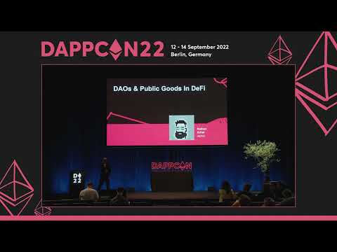 DAOs & Public Goods In DeFi, Nathan Arhat