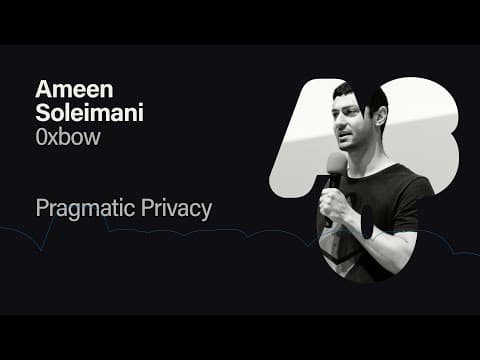 Pragmatic Privacy - Ameen Soleimani