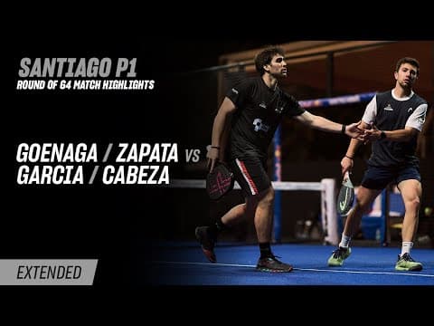 Santiago Premier Padel P1 Goenaga / Zapata vs. Garcia / Cabeza (R64 Highlight)