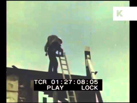 1940s Colour Footage WWII UK Blitz Wardens Training