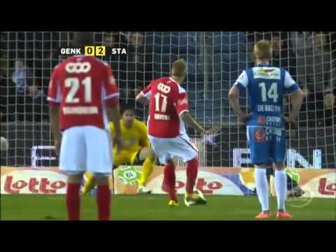 Genk - Standard 3-2: Benteke & Vossen goals (23/04/2012)