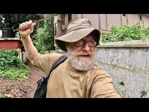 Forced off the streets in Anjuna, Goa.