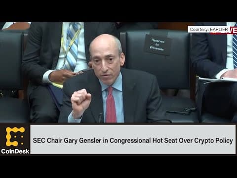 SEC Chair Gary Gensler in Congressional Hot Seat Over Crypto Policy and Plans