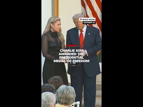 CNN report on the Medal of Freedom award