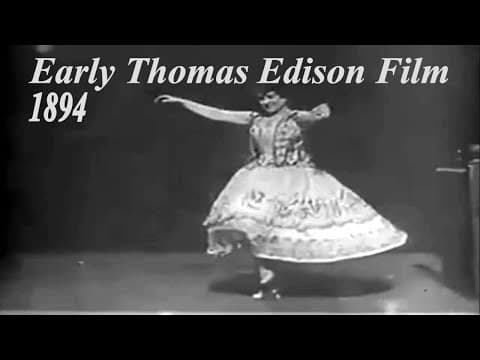 Thomas Edison's - Carmencita - Black Maria Studio (1894) World's First Film Studio