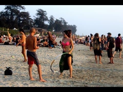 Arambol Beach India - The birth of goa parties (1992)