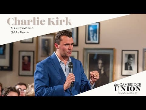 Address and extended Q&A at the Cambridge Union