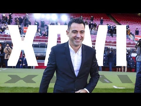 Xavi’s presentation from the inside (EXCLUSIVE FOOTAGE) 💙❤️🔝