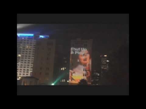 Projection and building-sized ads