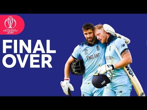2019 World Cup — Super Over
