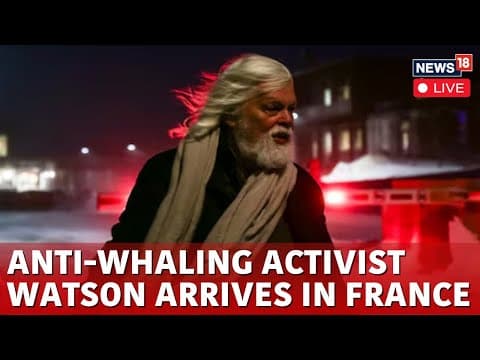 LIVE: Anti-Whaling Activist Paul Watson Freed From Prison | Paris News | Paul Watson LIVE | N18G