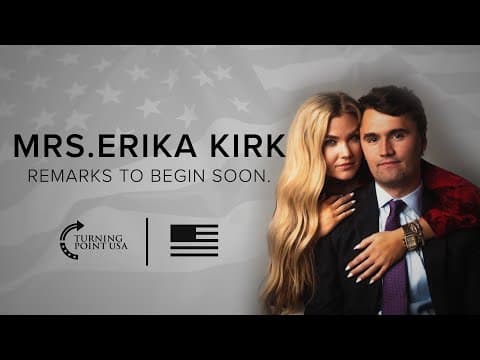 Erika Kirk's first public address