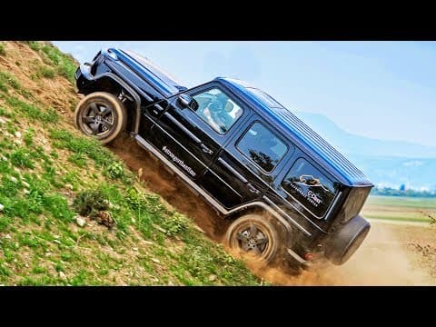 Off-road test drive at the G-Class Experience Center, no commentary