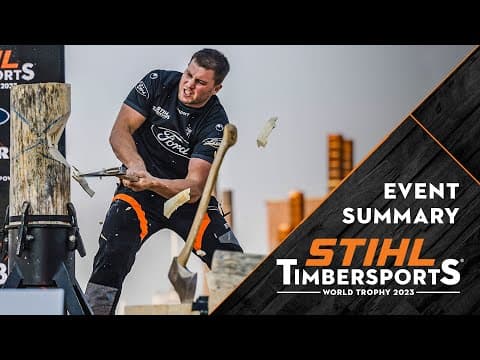STIHL TIMBERSPORTS® World Trophy 2023 - highlight summary