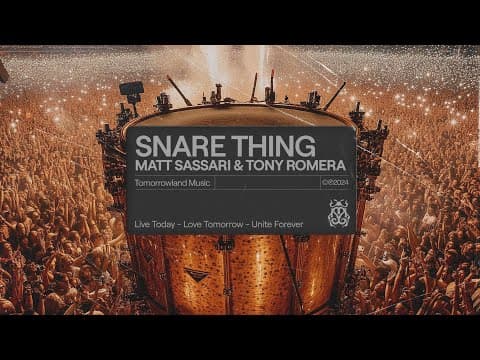 Matt Sassari & Tony Romera - Snare Thing (Official Audio)