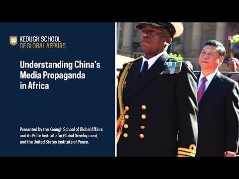 China's media influence in Africa
