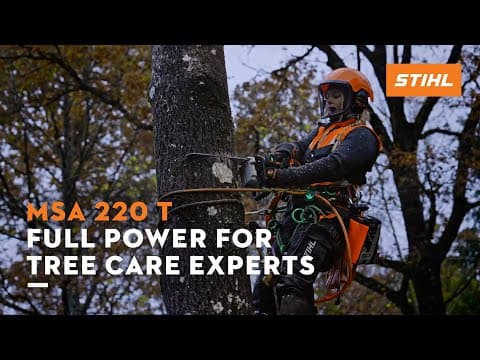 The strong battery chainsaw MSA 220 T | STIHL