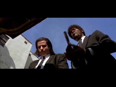 Pulp Fiction: The trunk-POV shot — characters look down into the trunk at the camera.