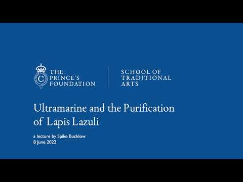 Ultramarine and the purification of lapis lazuli