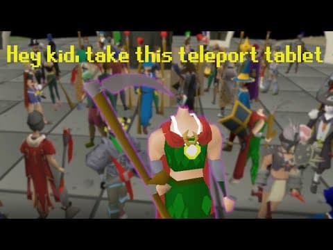 The history of luring in RuneScape