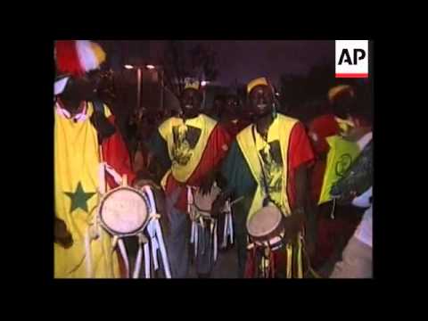 Senegal's supporters take over