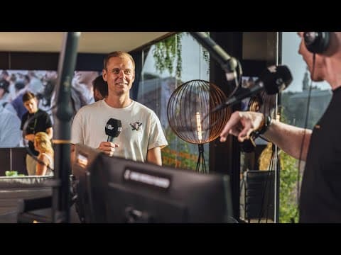 Armin van Buuren at the One World Radio studio I Tomorrowland Belgium 2023